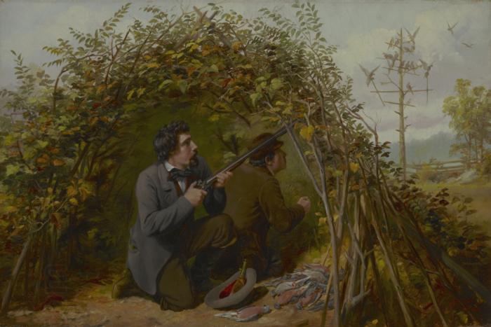 Arthur Fitzwilliam Tait Shooting From Ambush China oil painting art
